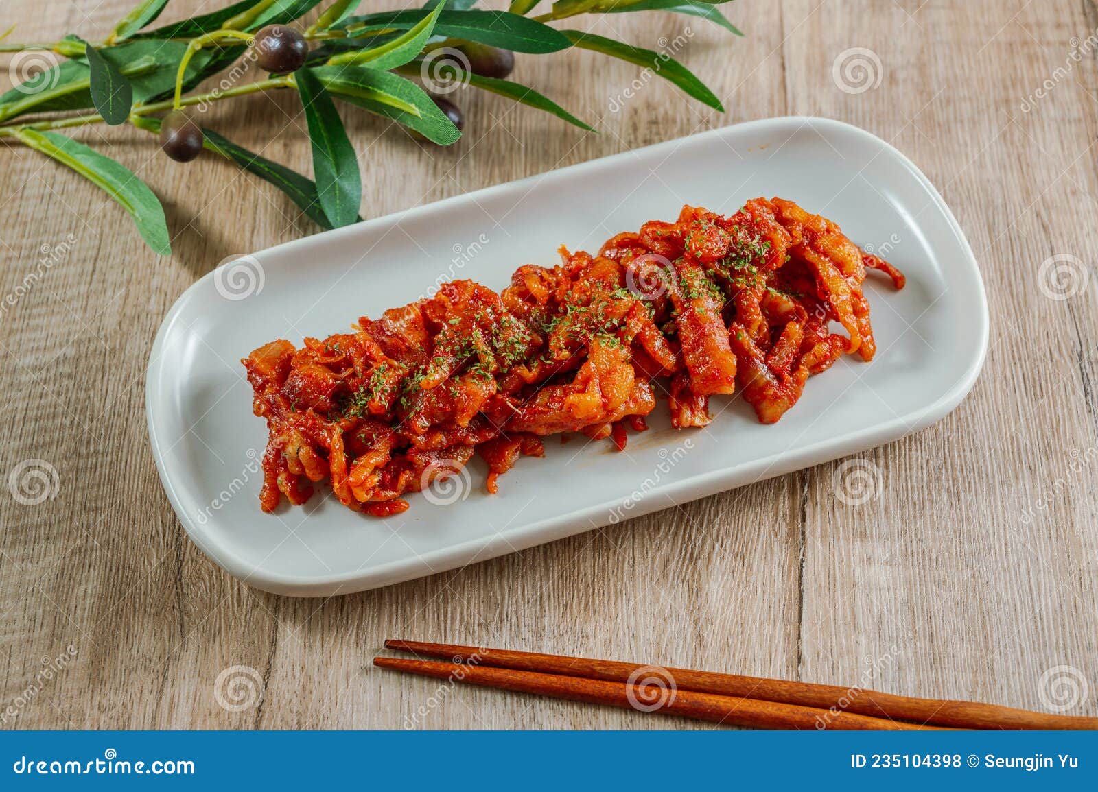 korean style spicy chicken feet, 'maeun dakbal'